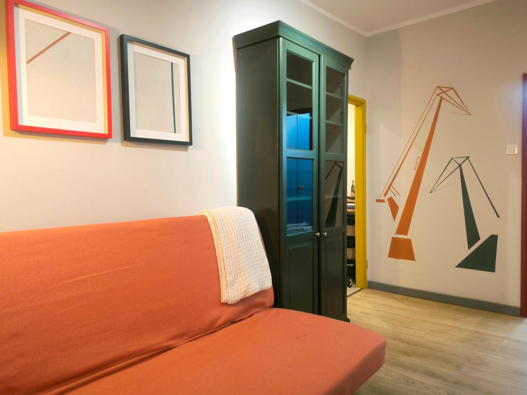 Barwny Apartament W Jelitkowie, Blisko Plazy 그단스크 외부 사진